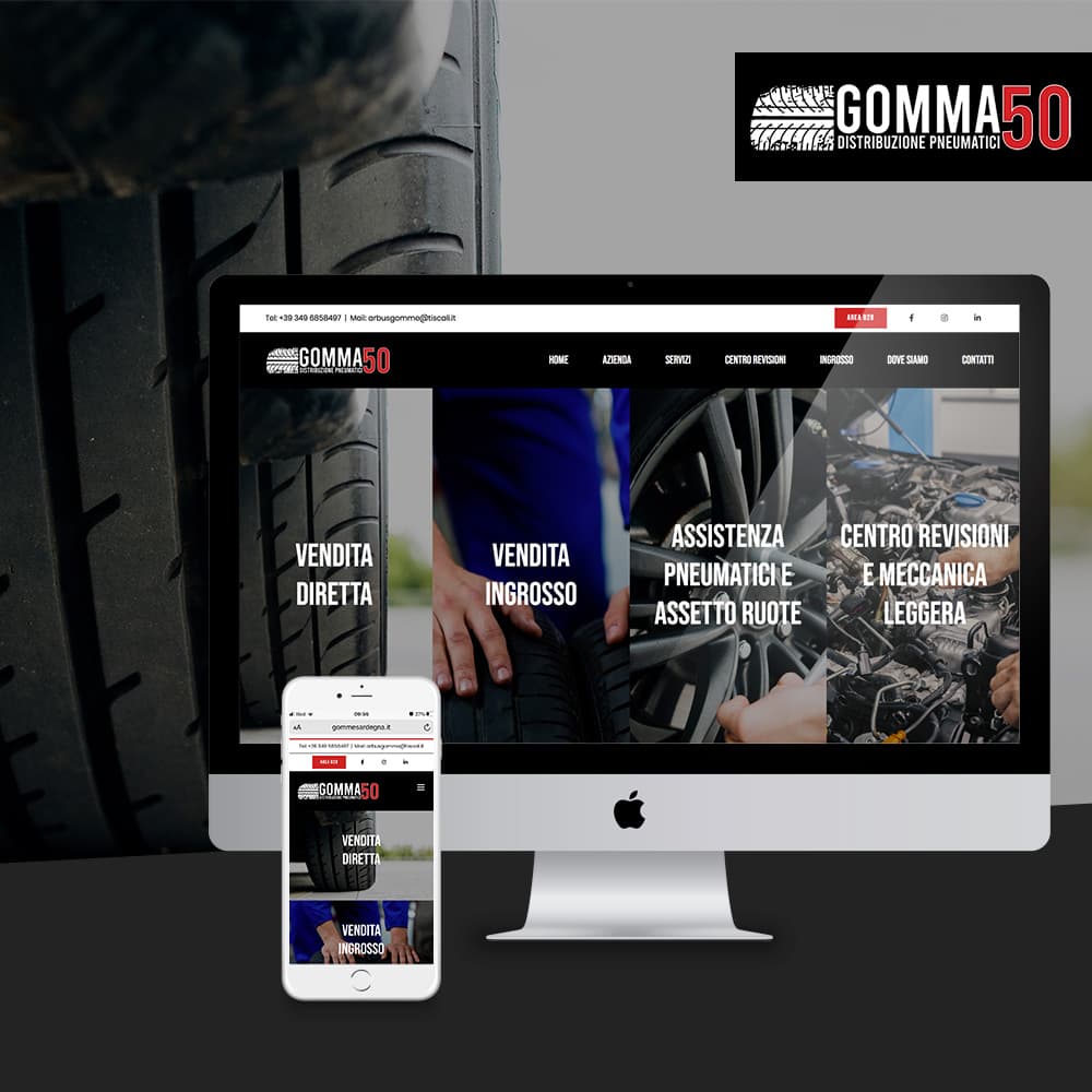Gomma50 Distribuzione Pneumatici